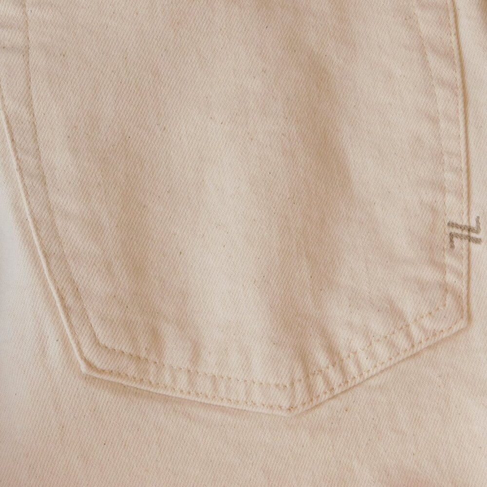 American Eagle AE77 Stovepipe Jeans | Natural | Selvedge | NWT | 10 Short - Picture 4 of 9